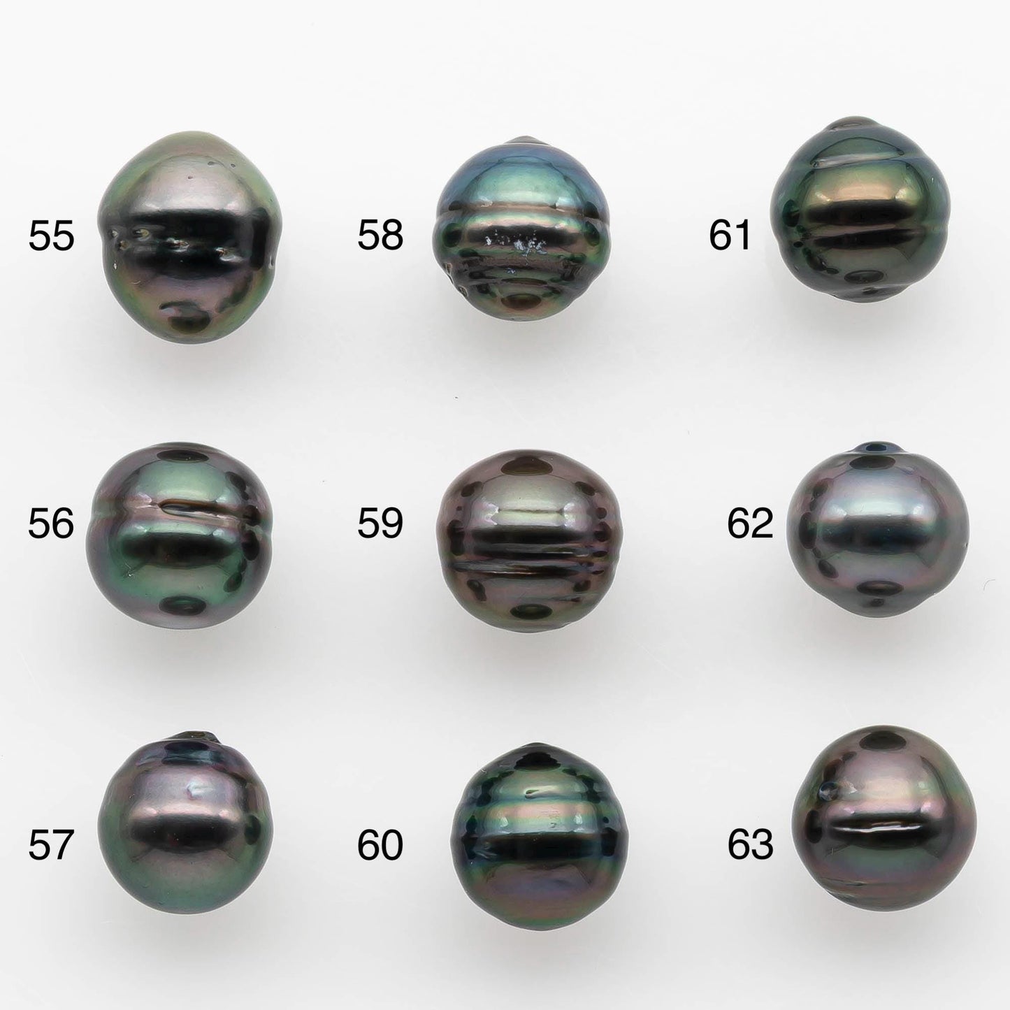 9-10mm Tahitian Pearl with High Luster and Natural Color, One Piece Undrilled for Making Jewelry, SKU # 2530TH