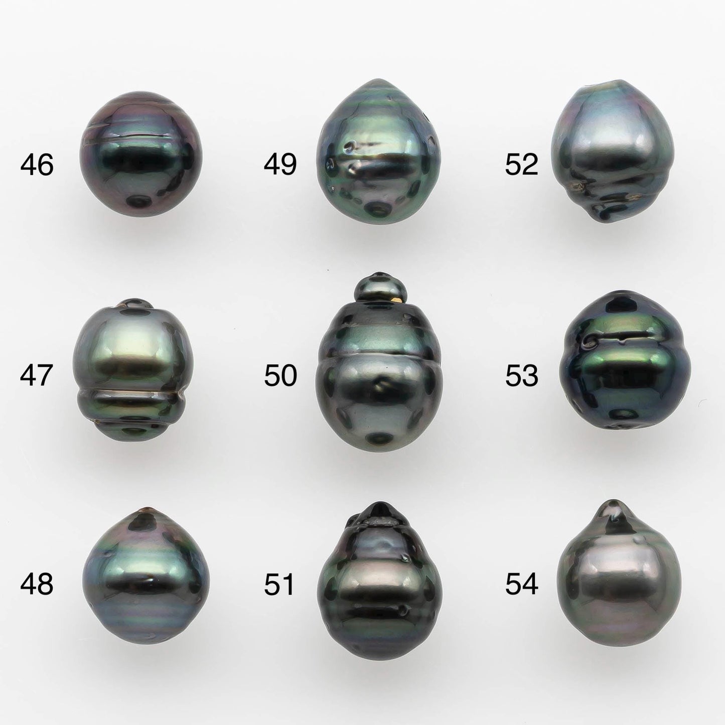 9-10mm Tahitian Pearl with High Luster and Natural Color, One Piece Undrilled for Making Jewelry, SKU # 2531TH