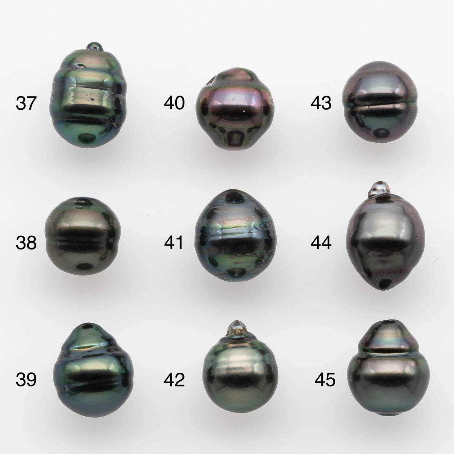 9-10mm Tahitian Pearl with High Luster and Natural Color, One Piece Undrilled for Making Jewelry, SKU # 2531TH