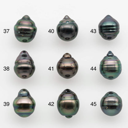 9-10mm Tahitian Pearl with High Luster and Natural Color, One Piece Undrilled for Making Jewelry, SKU # 2532TH