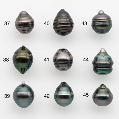9-10mm Tahitian Pearl with High Luster and Natural Color, One Piece Undrilled for Making Jewelry, SKU # 2533TH