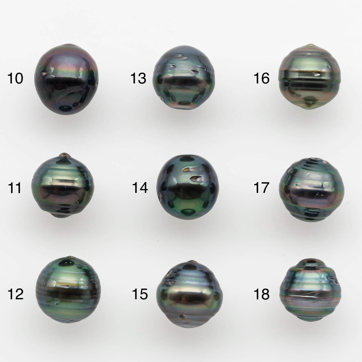 9-10mm Tahitian Pearl with High Luster and Natural Color, One Piece Undrilled for Making Jewelry, SKU # 2534TH