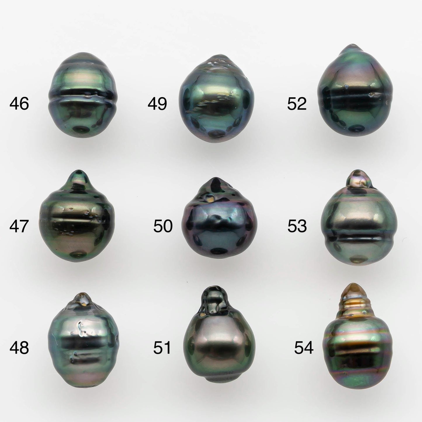 9-10mm Tahitian Pearl with High Luster and Natural Color, One Piece Undrilled for Making Jewelry, SKU # 2534TH