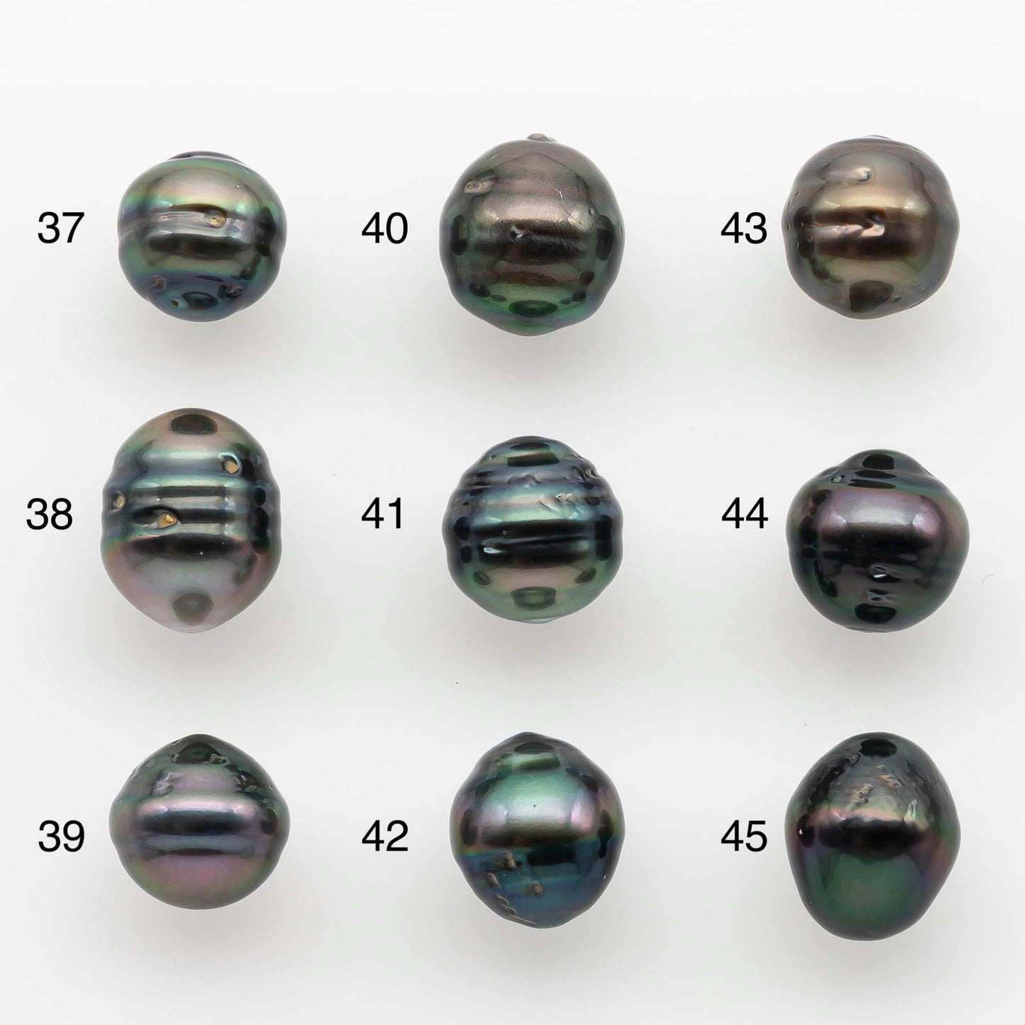 9-10mm Tahitian Pearl with High Luster and Natural Color, One Piece Undrilled for Making Jewelry, SKU # 2534TH