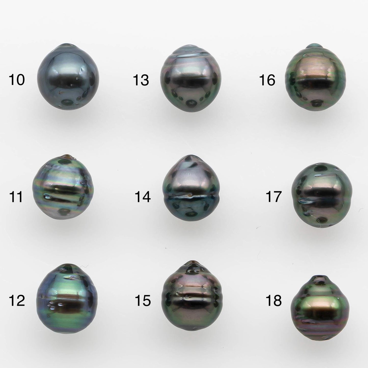 8-9mm Tahitian Pearl with High Luster and Natural Color, One Piece Undrilled for Making Jewelry, SKU # 2537TH