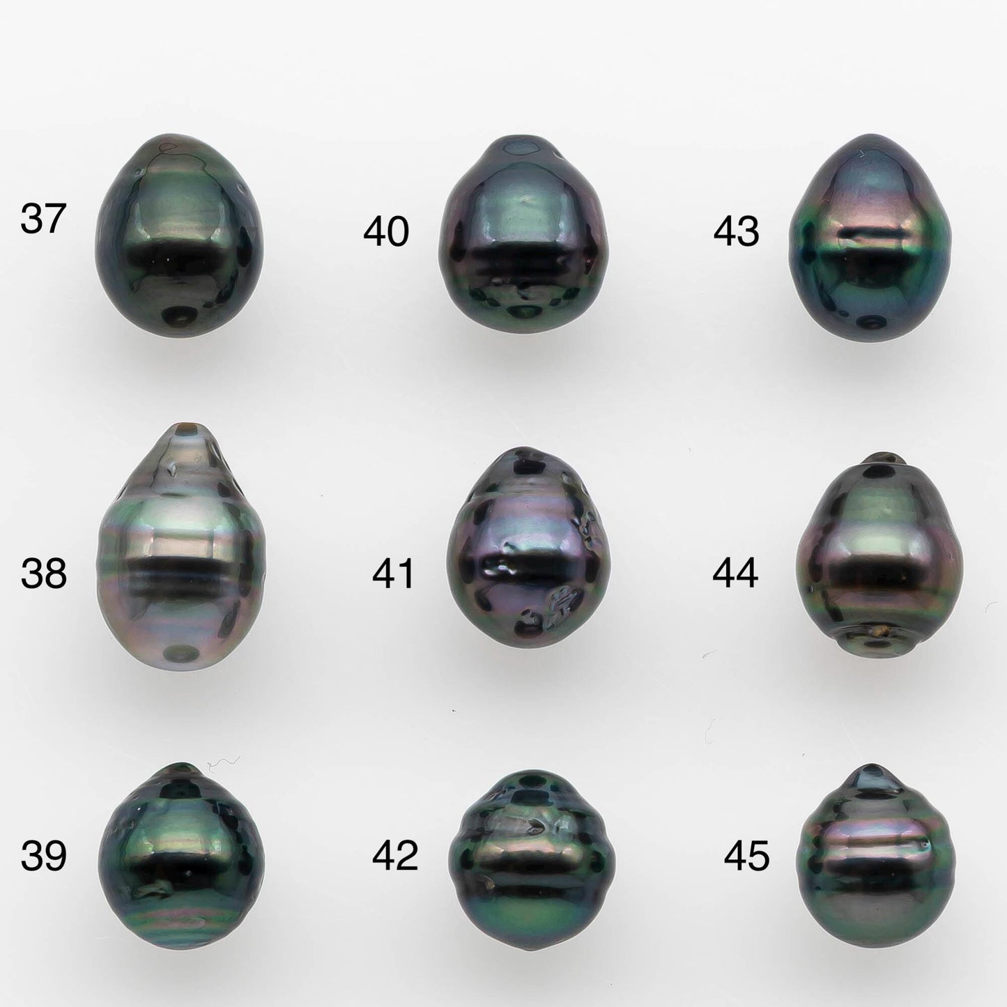 8-9mm Tahitian Pearl with High Luster and Natural Color, One Piece Undrilled for Making Jewelry, SKU # 2537TH