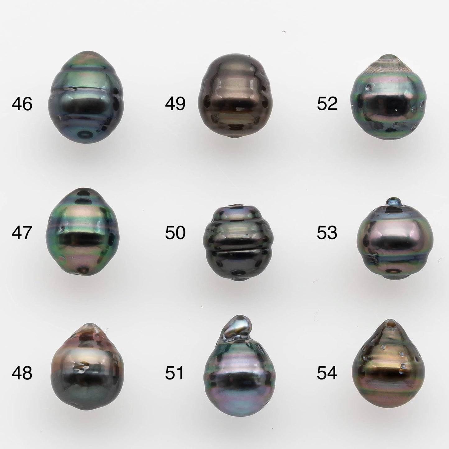 8-9mm Tahitian Pearl with High Luster and Natural Color, One Piece Undrilled for Making Jewelry, SKU # 2538TH