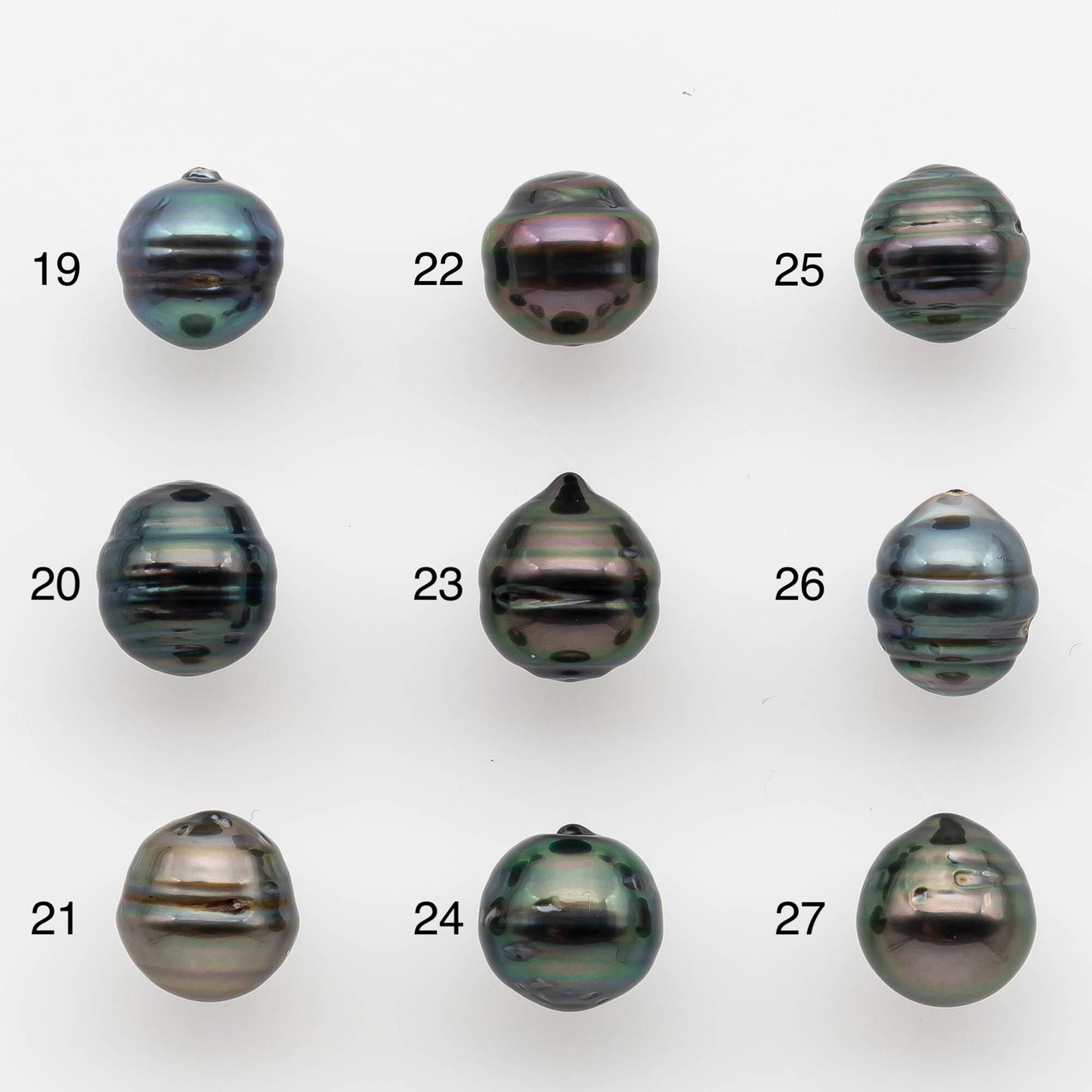 8-9mm Tahitian Pearl with High Luster and Natural Color, One Piece Undrilled for Making Jewelry, SKU # 2539TH