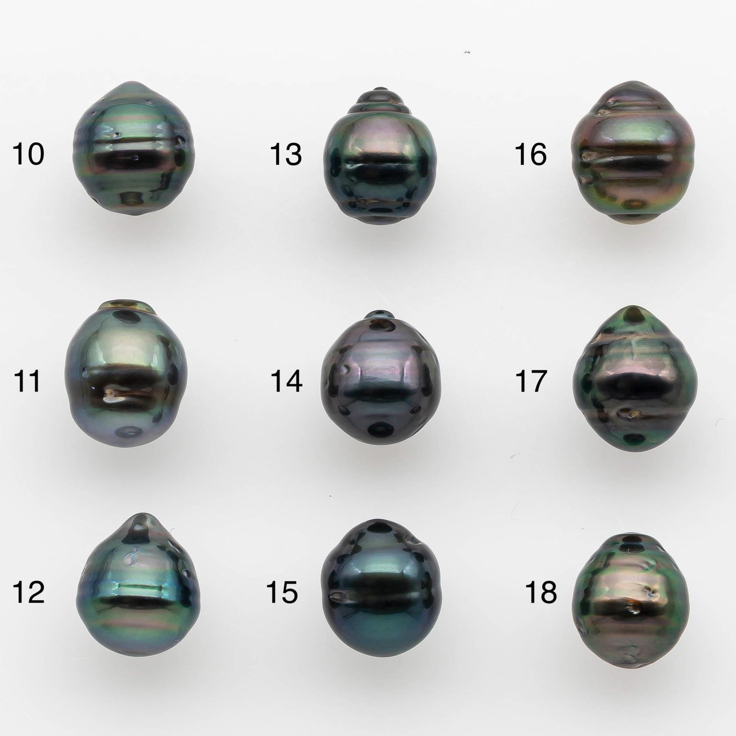 8-9mm Tahitian Pearl with High Luster and Natural Color, One Piece Undrilled for Making Jewelry, SKU # 2539TH