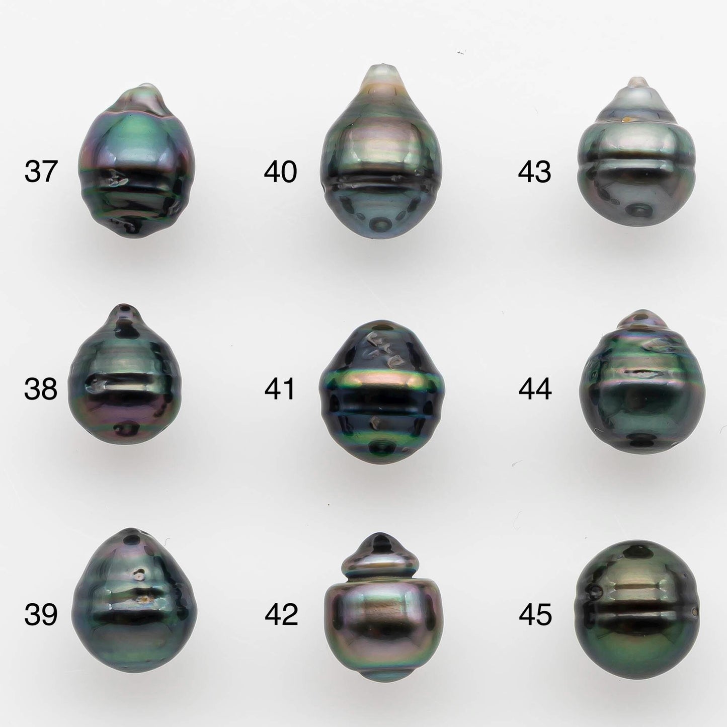 8-9mm Tahitian Pearl with High Luster and Natural Color, One Piece Undrilled for Making Jewelry, SKU # 2539TH