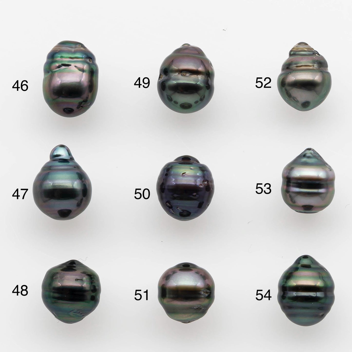8-9mm Tahitian Pearl with High Luster and Natural Color, One Piece Undrilled for Making Jewelry, SKU # 2539TH