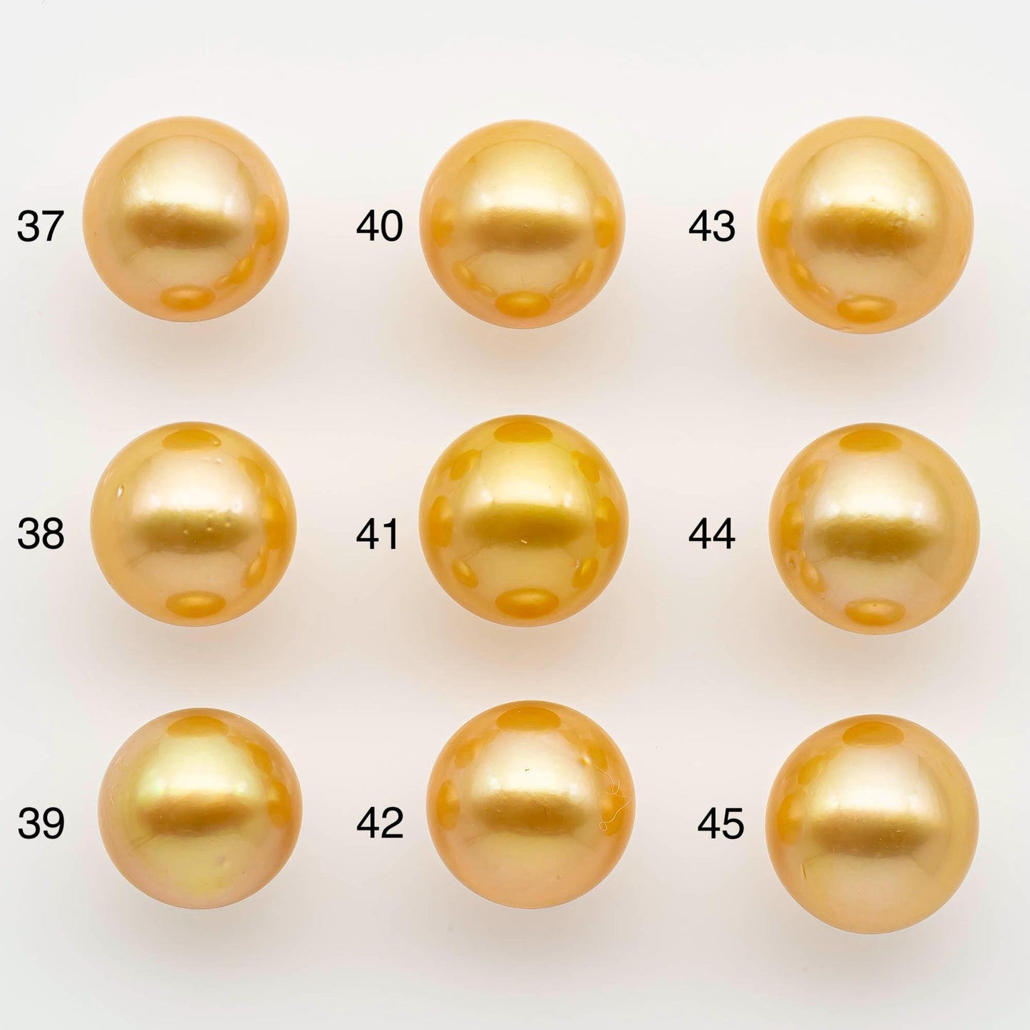 11-12mm South Sea Pearl, Gold Round Single Piece Nondrilled with High Luster and Minor Blemishes for Jewelry Making, SKU # 2568GS