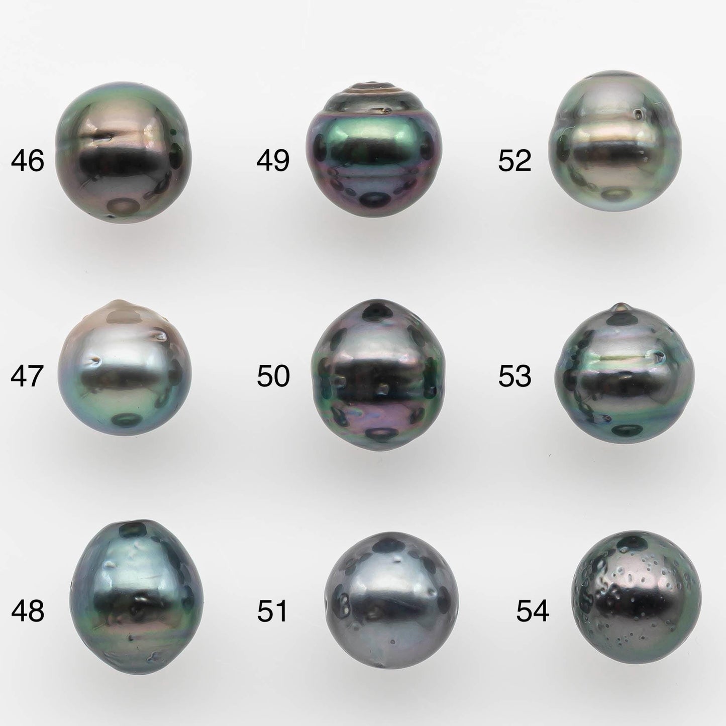 8-9mm Tahitian Pearl in Natural Color with High Luster and Minor Blemishes, One Piece Undrilled for Making Jewelry, SKU # 2579TH