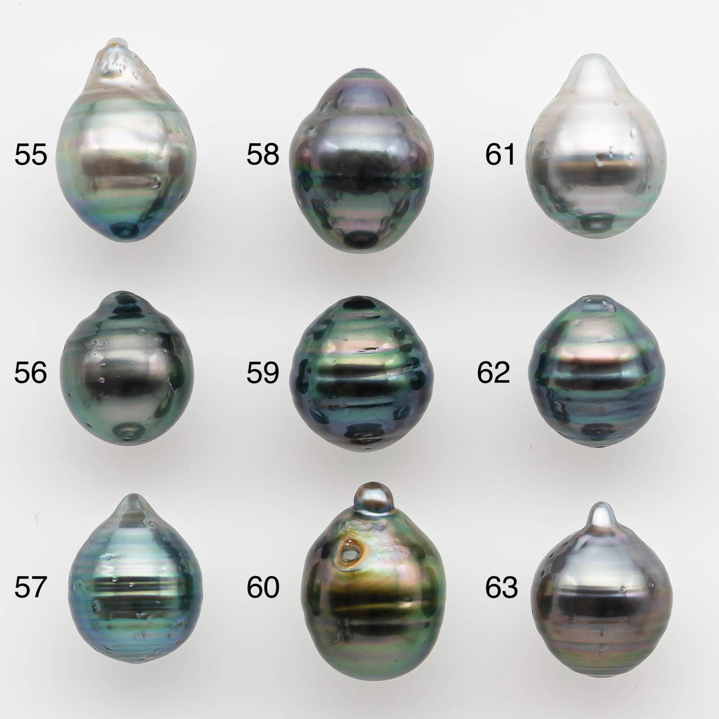 9-10mm Tahitian Pearl in Natural Color with High Luster and Minor Blemishes, One Piece Undrilled for Making Jewelry, SKU # 2588TH