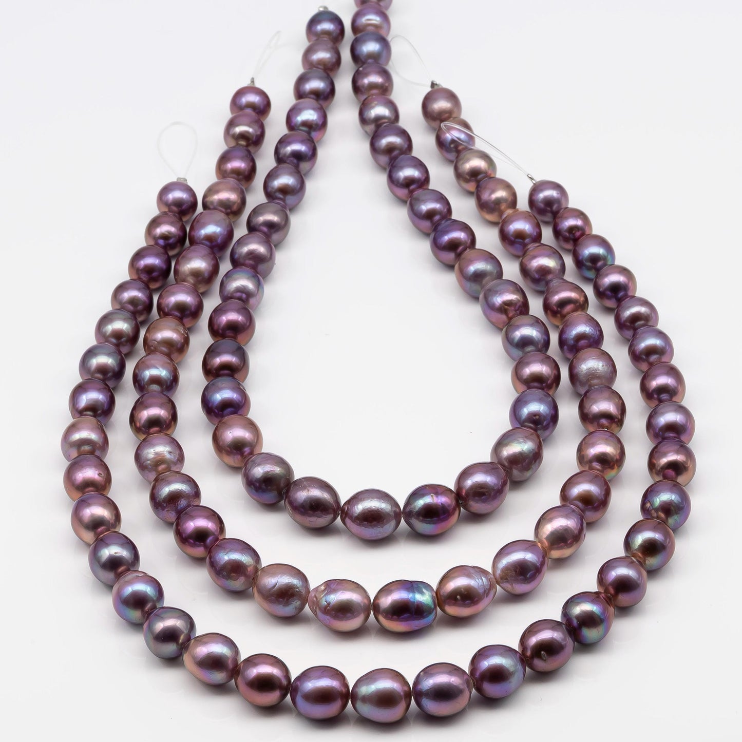 10-12mm Edison Pearl Strand with Amazing High Luster and All Natural Colors, SKU # 2494ED