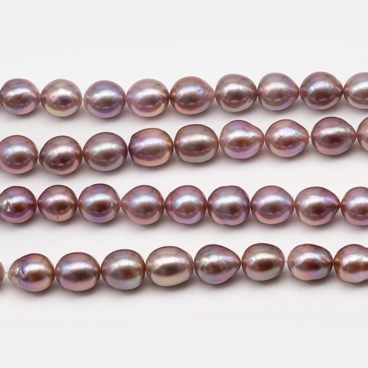 10-12mm Edison Pearl Strand with Amazing High Luster and All Natural Colors, SKU # 2495ED
