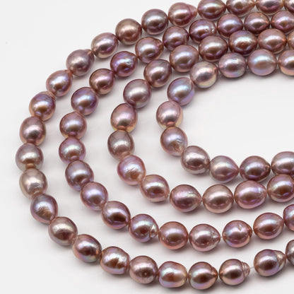 10-12mm Edison Pearl Strand with Amazing High Luster and All Natural Colors, SKU # 2495ED