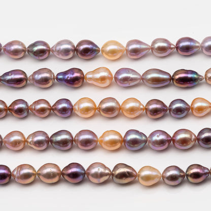 10-12mm Edison Pearl Strand with Amazing High Luster and All Natural Colors, SKU # 2496ED