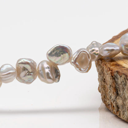 Tiny Keshi Pearls, Top Drill Freshwater Pearl, White 4-5mm, SKU #2500FW