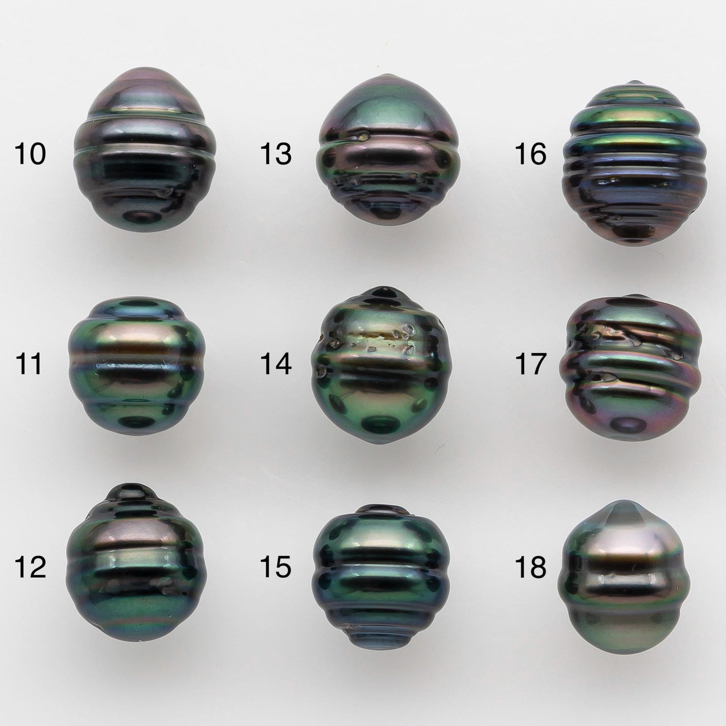 9-10mm Tahitian Pearl with High Luster and Natural Color, One Piece Undrilled for Making Jewelry, SKU # 2503TH