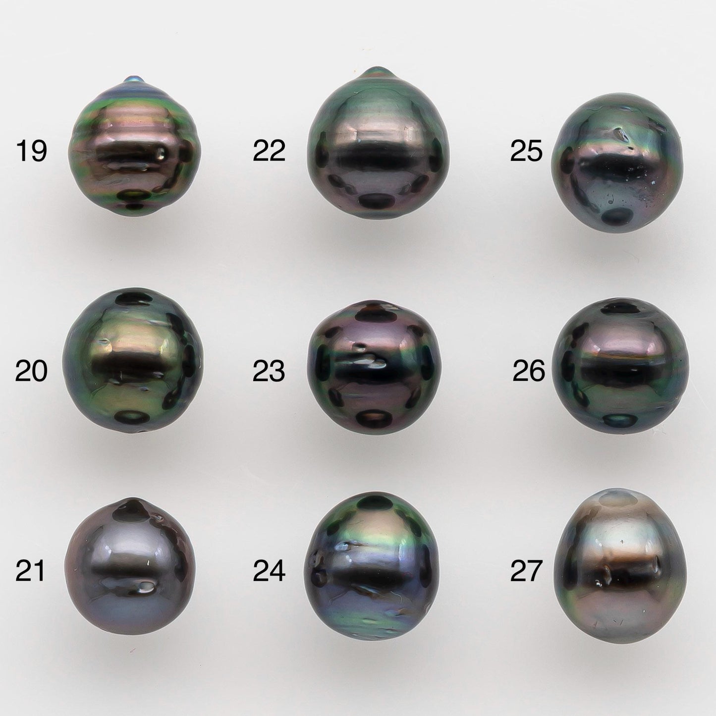 9-10mm Tahitian Pearl with High Luster and Natural Color, One Piece Undrilled for Making Jewelry, SKU # 2504TH