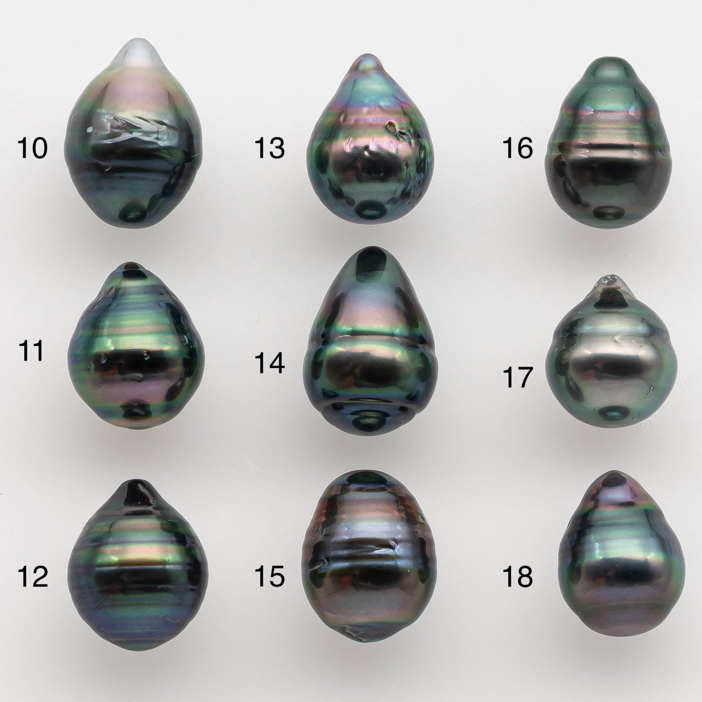 9-10mm Tahitian Pearl with High Luster and Natural Color, One Piece Undrilled for Making Jewelry, SKU # 2506TH