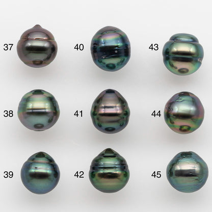 9-10mm Tahitian Pearl with High Luster and Natural Color, One Piece Undrilled for Making Jewelry, SKU # 2509TH