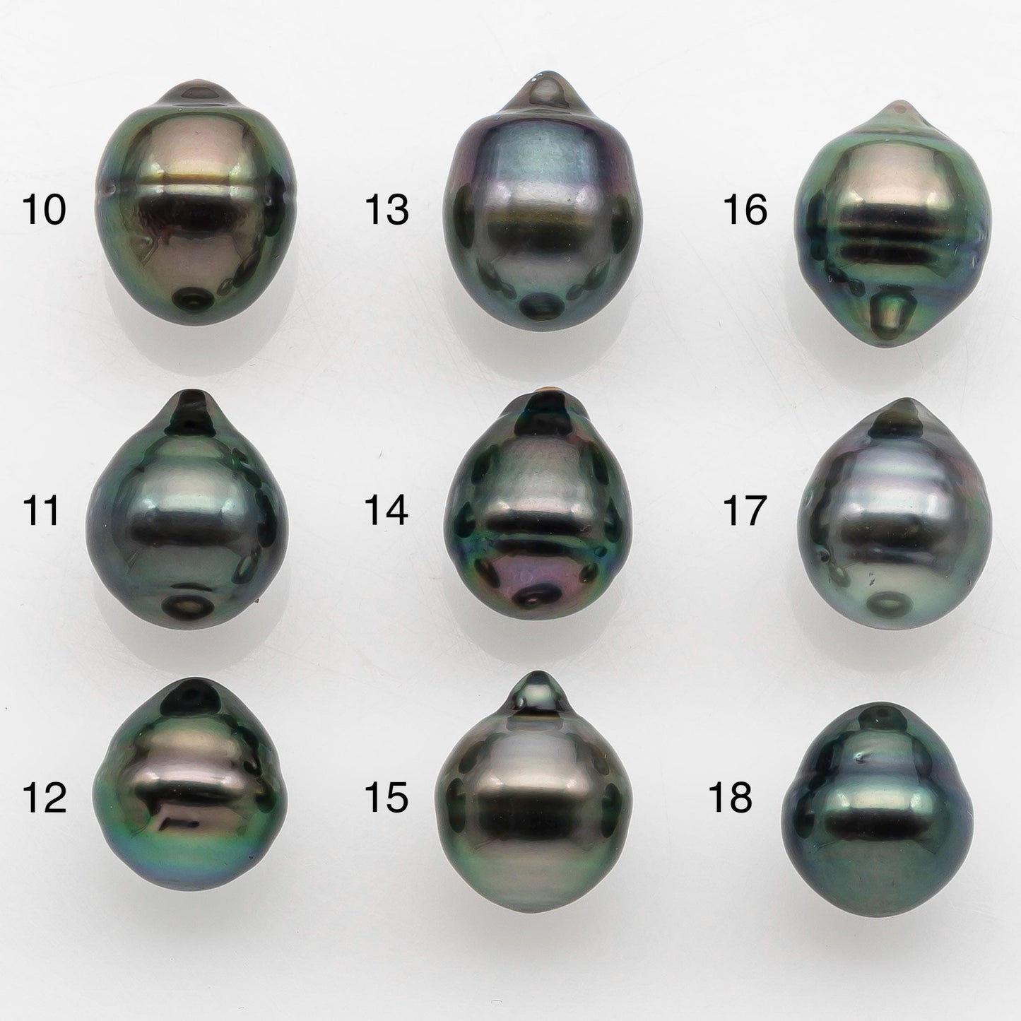 9-10mm Tahitian Pearl with High Luster and Natural Color, One Piece Undrilled for Making Jewelry, SKU # 2510TH