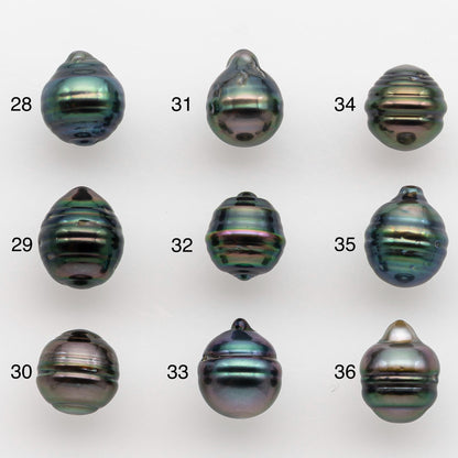 8-9mm Tahitian Pearl with High Luster and Natural Color, One Piece Undrilled for Making Jewelry, SKU # 2511TH
