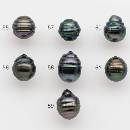 8-9mm Tahitian Pearl with High Luster and Natural Color, One Piece Undrilled for Making Jewelry, SKU # 2511TH