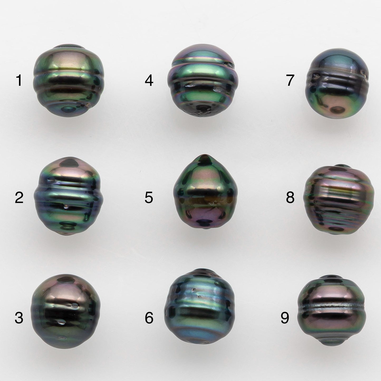 8-9mm Tahitian Pearl with High Luster and Natural Color, One Piece Undrilled for Making Jewelry, SKU # 2511TH