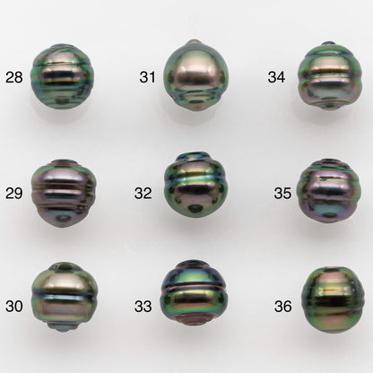 8-9mm Tahitian Pearl with High Luster and Natural Color, One Piece Undrilled for Making Jewelry, SKU # 2512TH
