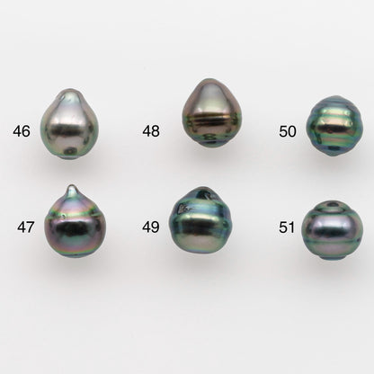 8-9mm Tahitian Pearl with High Luster and Natural Color, One Piece Undrilled for Making Jewelry, SKU # 2513TH