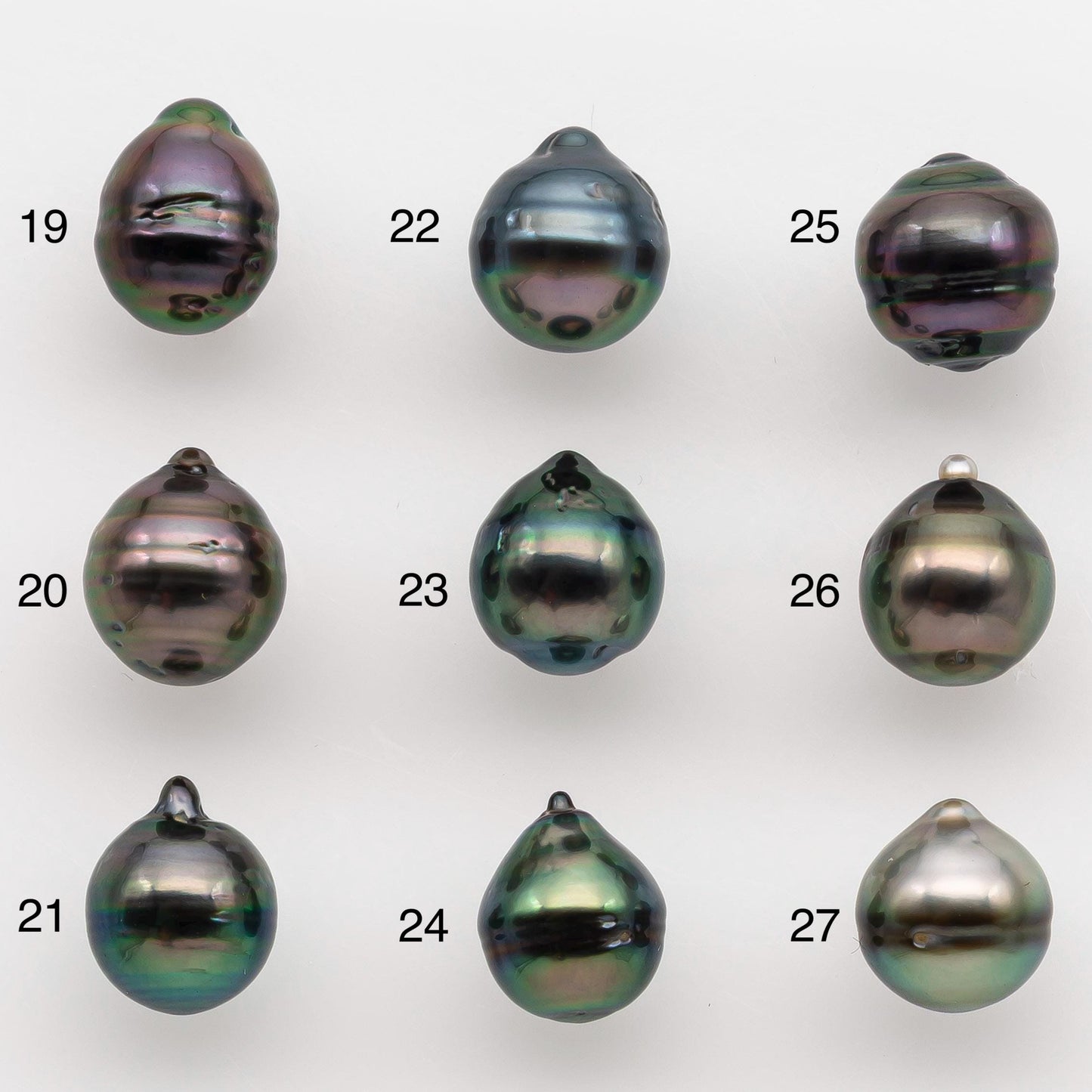 8-9mm Tahitian Pearl with High Luster and Natural Color, One Piece Undrilled for Making Jewelry, SKU # 2513TH