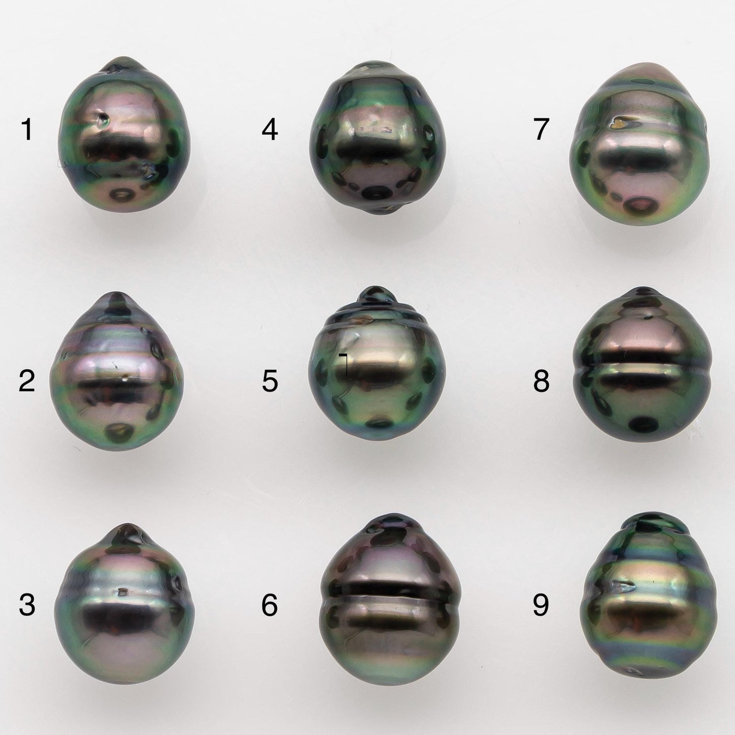 8-9mm Tahitian Pearl with High Luster and Natural Color, One Piece Undrilled for Making Jewelry, SKU # 2513TH