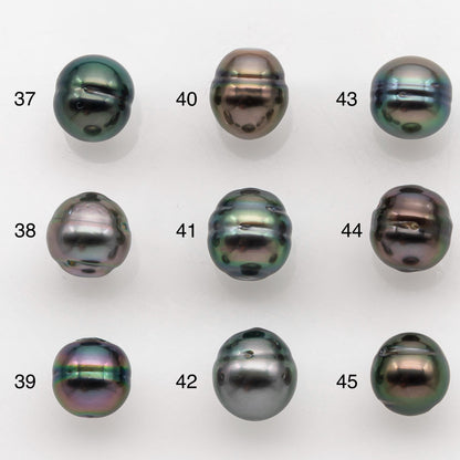 8-9mm Tahitian Pearl with High Luster and Natural Color, One Piece Undrilled for Making Jewelry, SKU # 2514TH