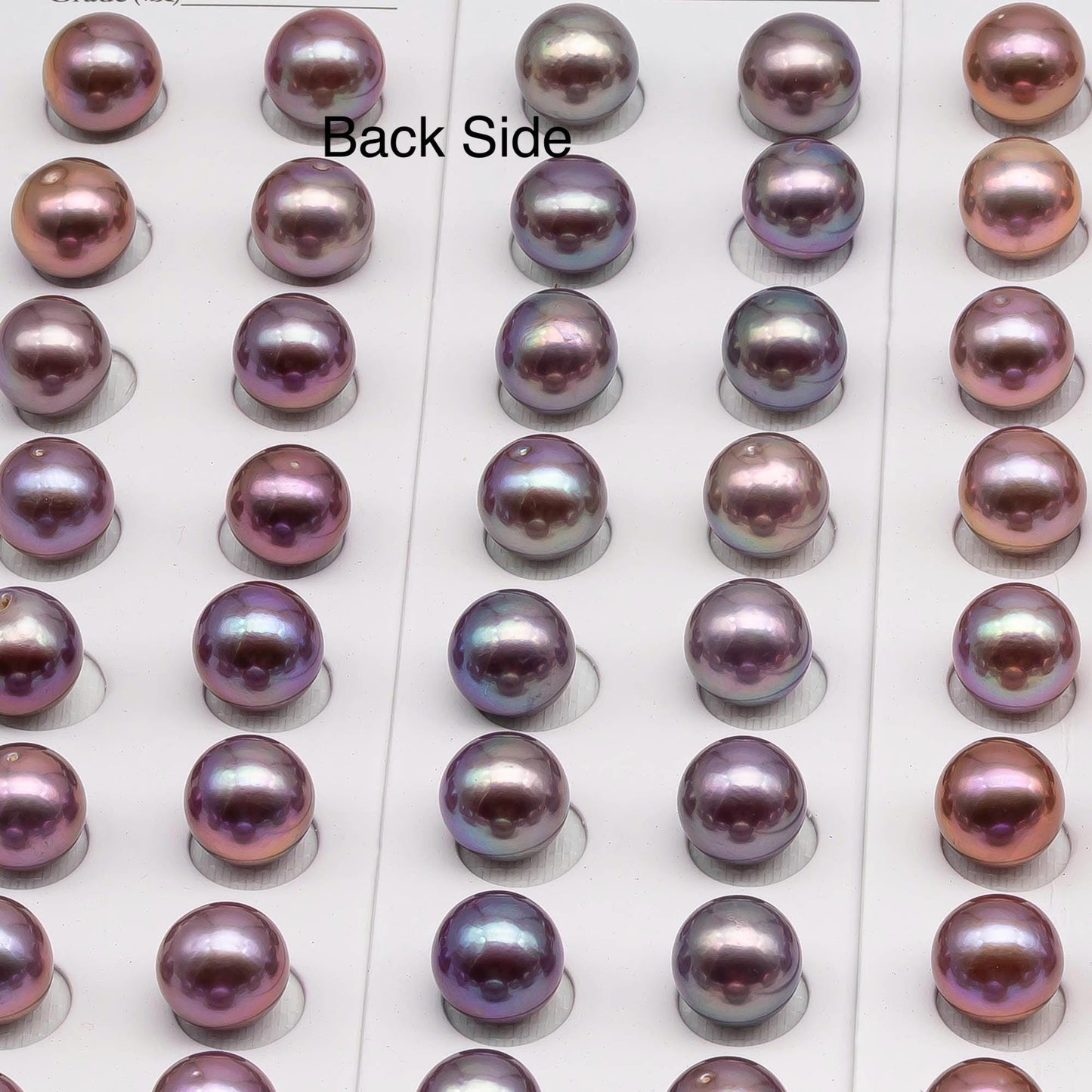 9-13mm Matching Pair Edison Pearl with Natural Colors and High Lusters, 1 Pair, Undrilled for Making Earring, SKU # 2517EP