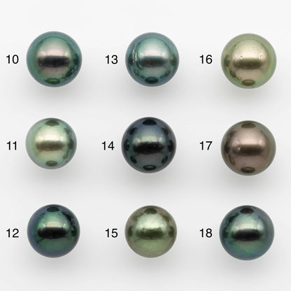 12-13mm Tahitian Pearl in Amazing High Luster and Natural Color, One Piece Undrilled for Making Jewelry, SKU # 2524TH