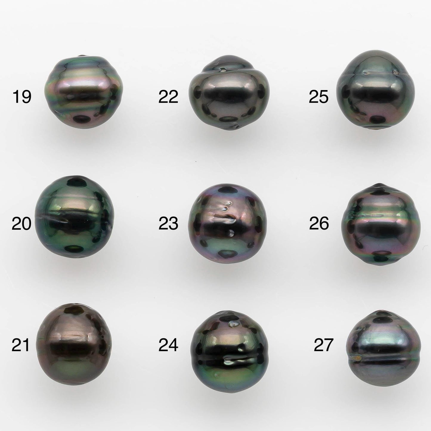 9-10mm Tahitian Pearl with High Luster and Natural Color, One Piece Undrilled for Making Jewelry, SKU # 2530TH