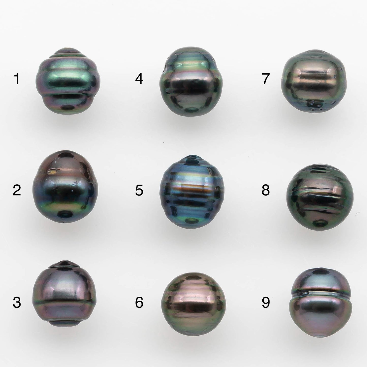 9-10mm Tahitian Pearl with High Luster and Natural Color, One Piece Undrilled for Making Jewelry, SKU # 2530TH