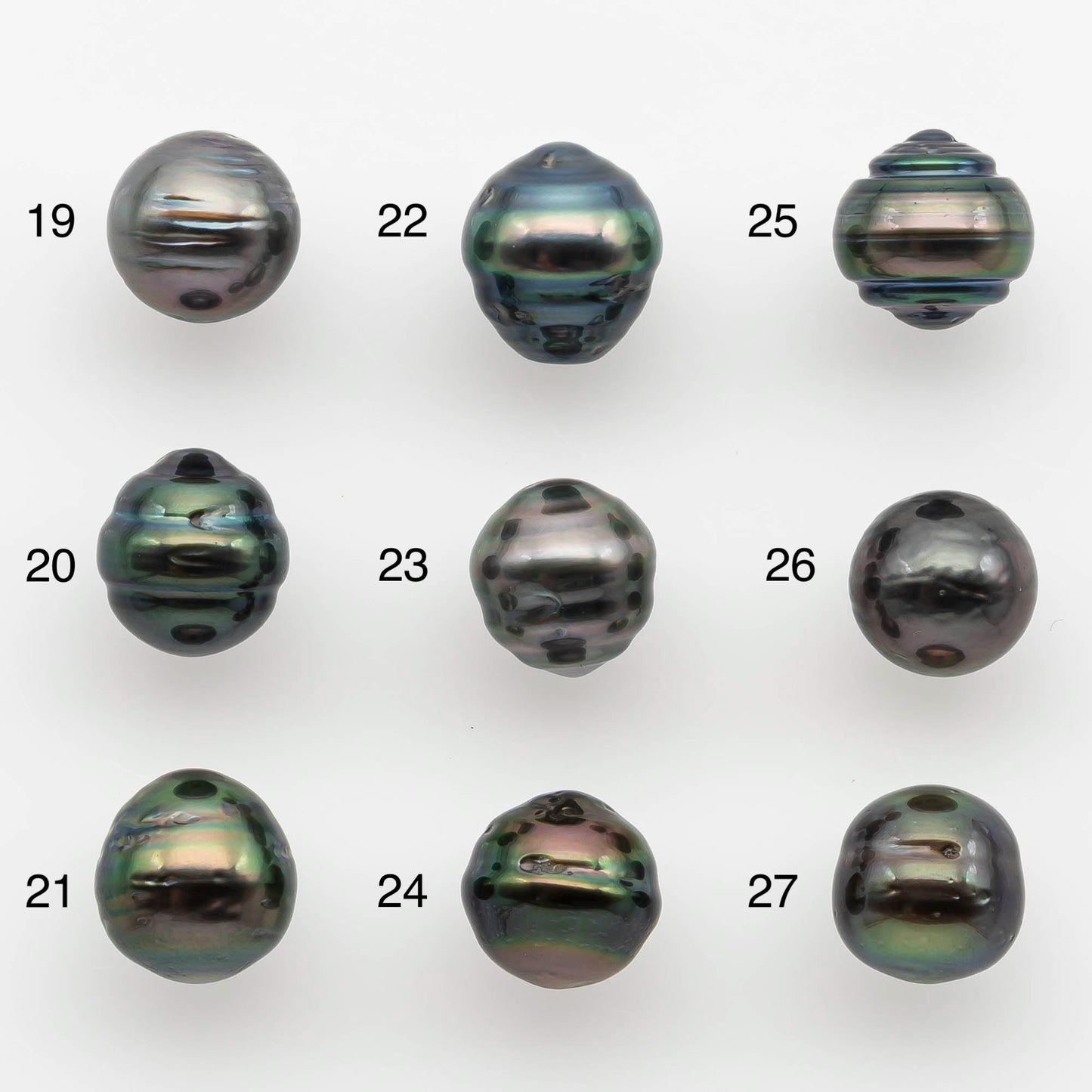 9-10mm Tahitian Pearl with High Luster and Natural Color, One Piece Undrilled for Making Jewelry, SKU # 2534TH