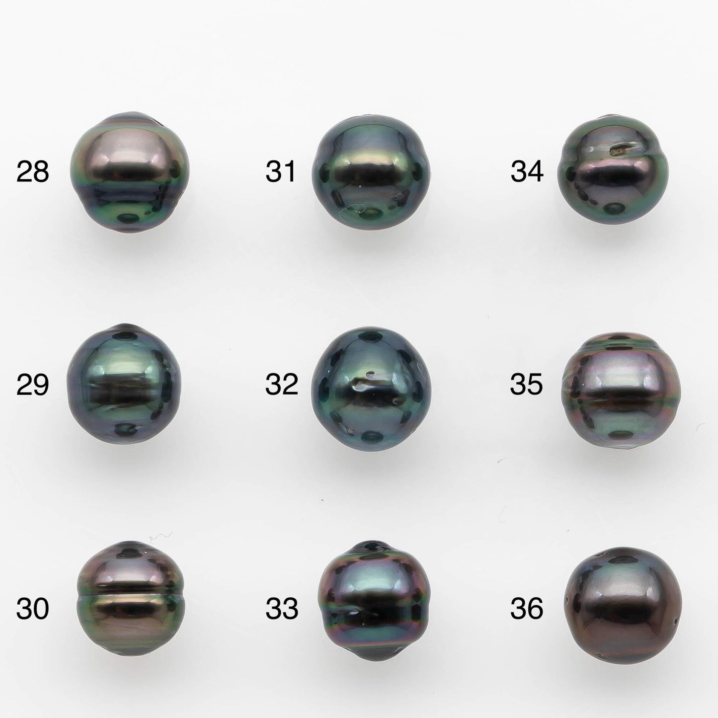 8-9mm Tahitian Pearl with High Luster and Natural Color, One Piece Undrilled for Making Jewelry, SKU # 2536TH