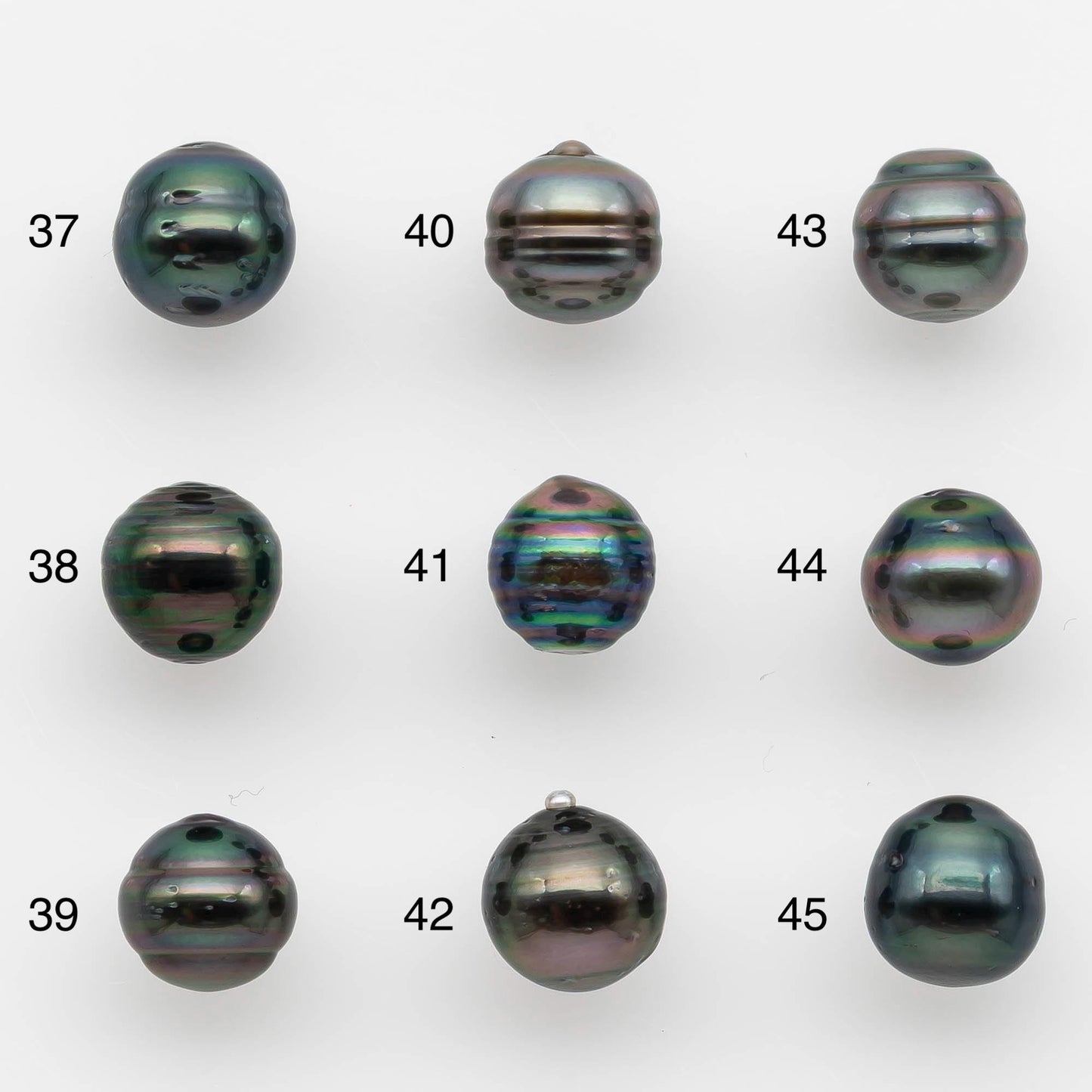 8-9mm Tahitian Pearl with High Luster and Natural Color, One Piece Undrilled for Making Jewelry, SKU # 2536TH