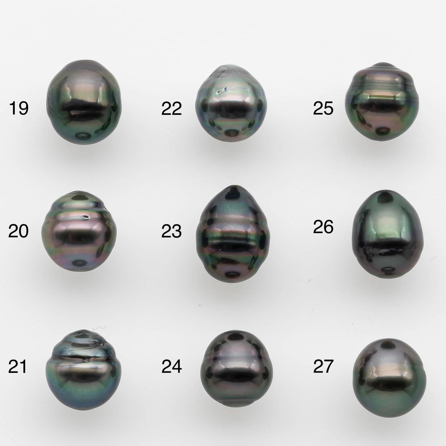 8-9mm Tahitian Pearl with High Luster and Natural Color, One Piece Undrilled for Making Jewelry, SKU # 2537TH