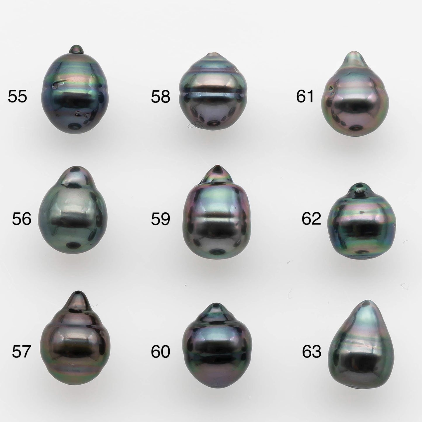 8-9mm Tahitian Pearl with High Luster and Natural Color, One Piece Undrilled for Making Jewelry, SKU # 2537TH