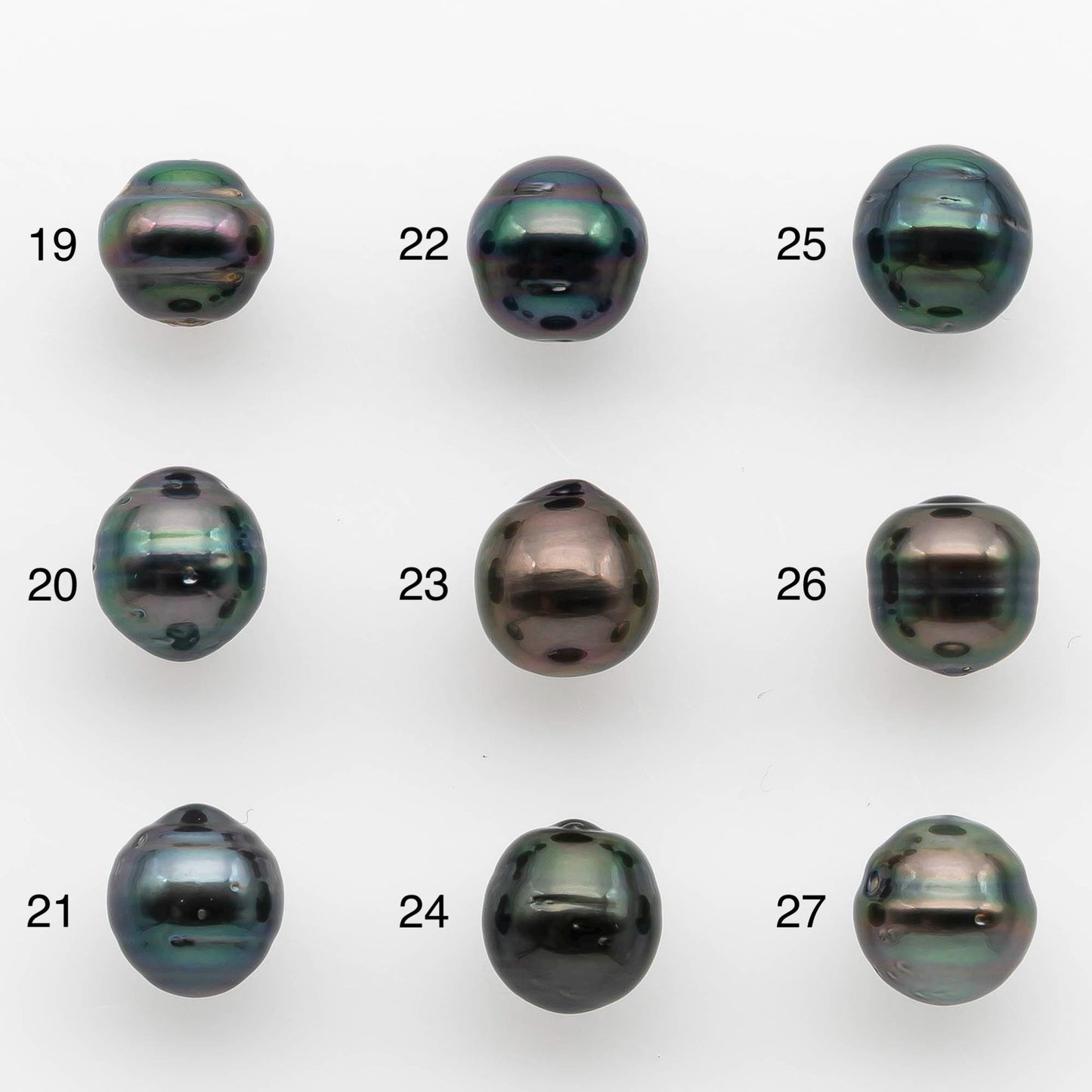 8-9mm Tahitian Pearl with High Luster and Natural Color, One Piece Undrilled for Making Jewelry, SKU # 2538TH