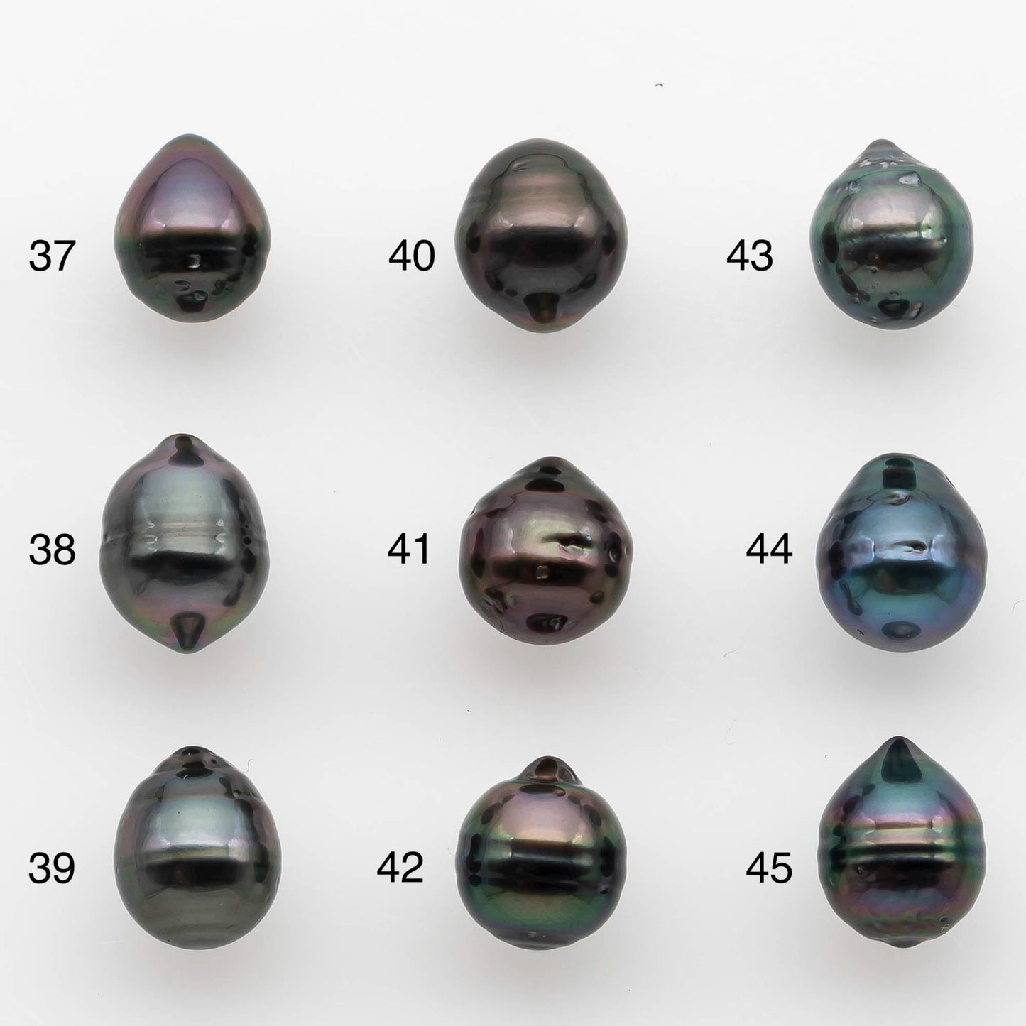 8-9mm Tahitian Pearl with High Luster and Natural Color, One Piece Undrilled for Making Jewelry, SKU # 2538TH