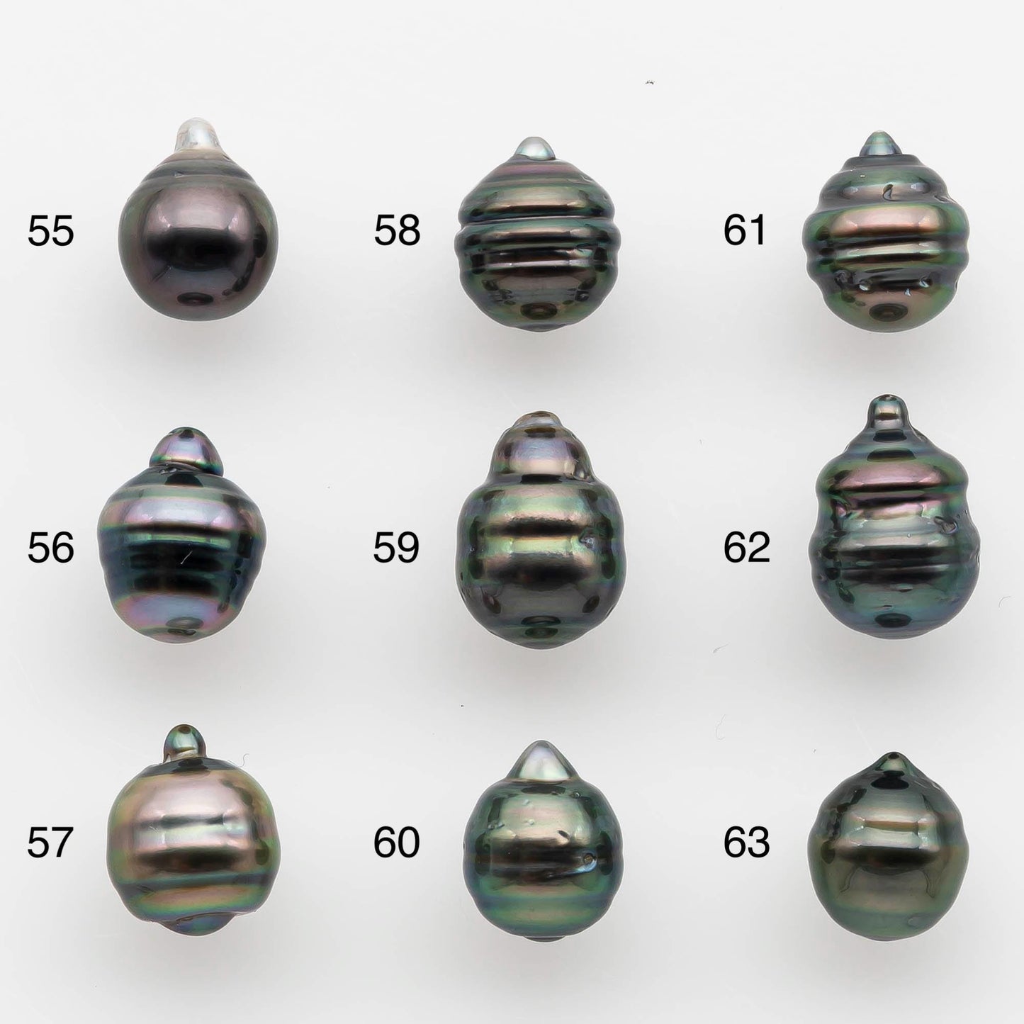 8-9mm Tahitian Pearl with High Luster and Natural Color, One Piece Undrilled for Making Jewelry, SKU # 2538TH
