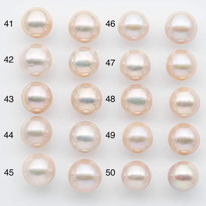 14-15mm Matching Pair Edison Pearls – White with Blemishes (Best for Stud Earrings), Undrilled, SKU #2604EP