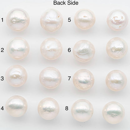 16-17mm or 15-16mm Matching Pair Edison Pearls – White with Blemishes (Best for Stud Earrings), Undrilled, SKU #2610EP